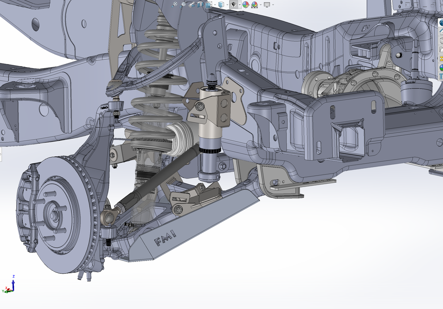 Gen 2 Raptor Front Limit Strap and Bump Stop Kit for Stock Lower A-Arm (2017, 2018, 2019, 2020) F150 Raptor