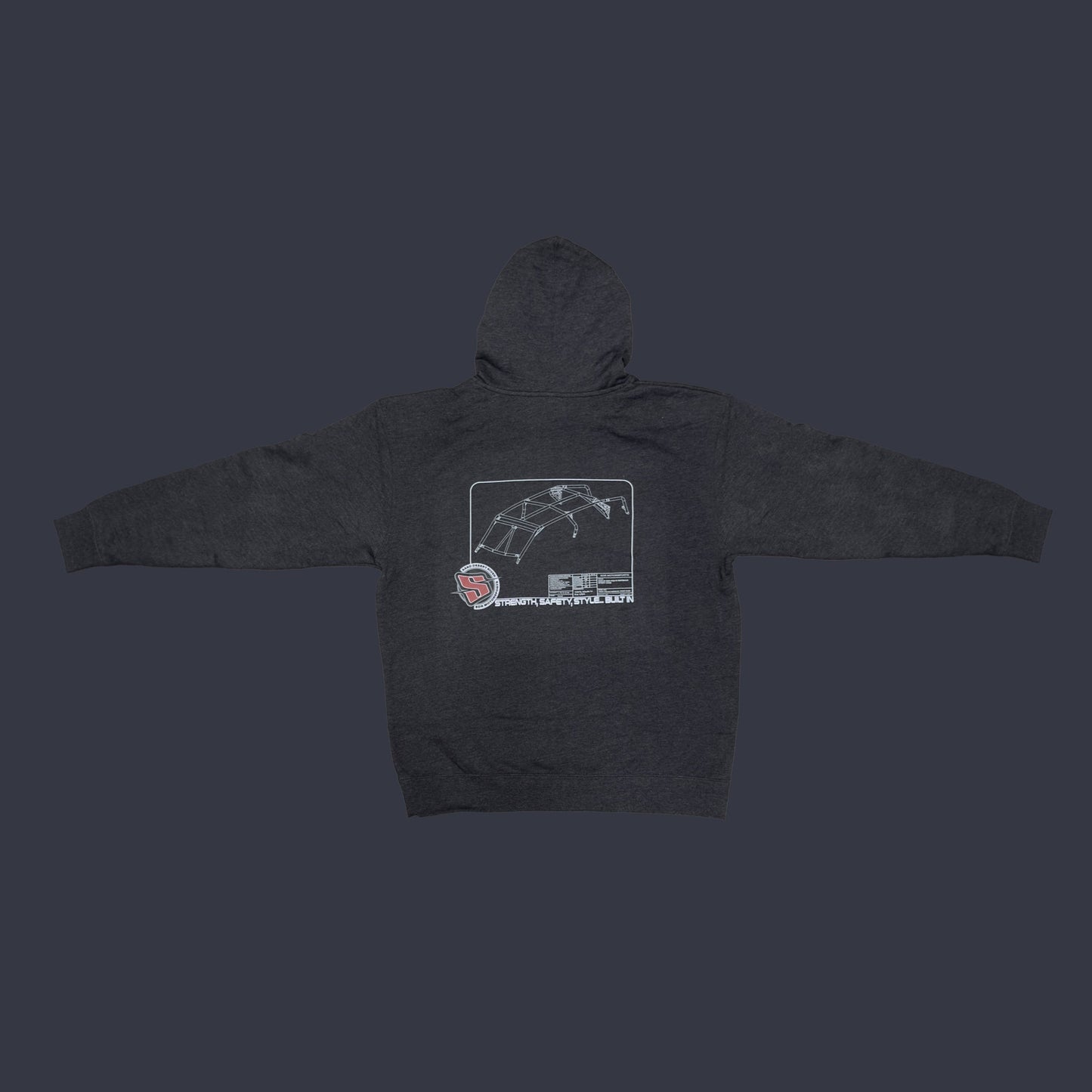 SDR Black Cage Hoodie