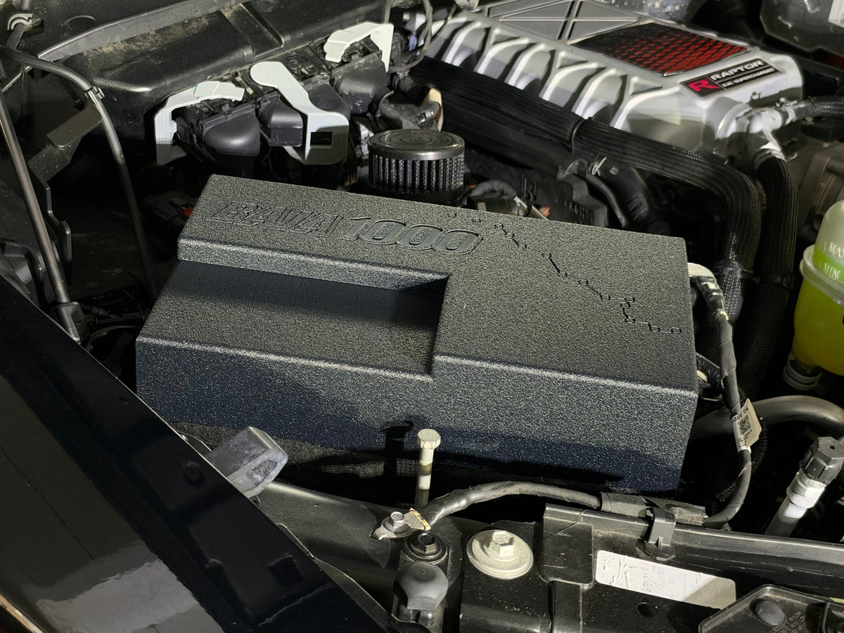 2021+ Ford Raptor Baja 1000 Battery Cover – Engine Bay Plate
