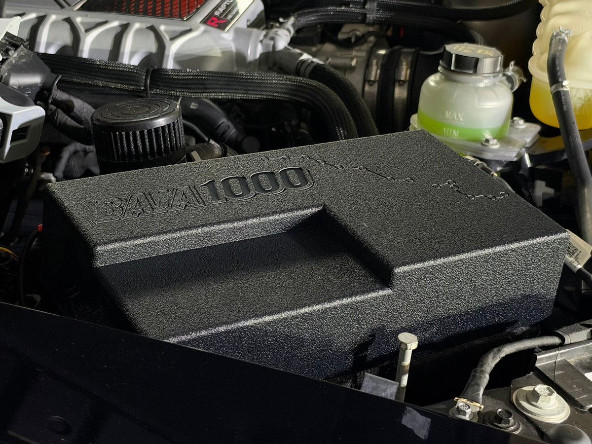 2021+ Ford Raptor Baja 1000 Battery Cover – Engine Bay Plate