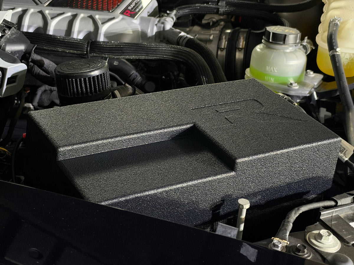 2021+ Ford Raptor Textured R Battery Cover – Engine Bay Plate