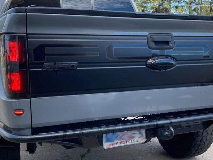 Tailgate Letters - Black Reflective (2009-2014 F150 / 2010-2014 Raptor)