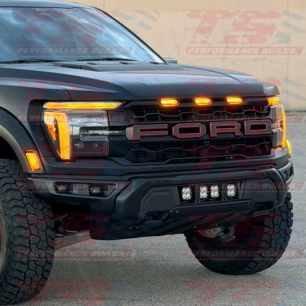 2023-2026 Ford Raptor/R Center Fog Light Kit - Baja Designs Lighting