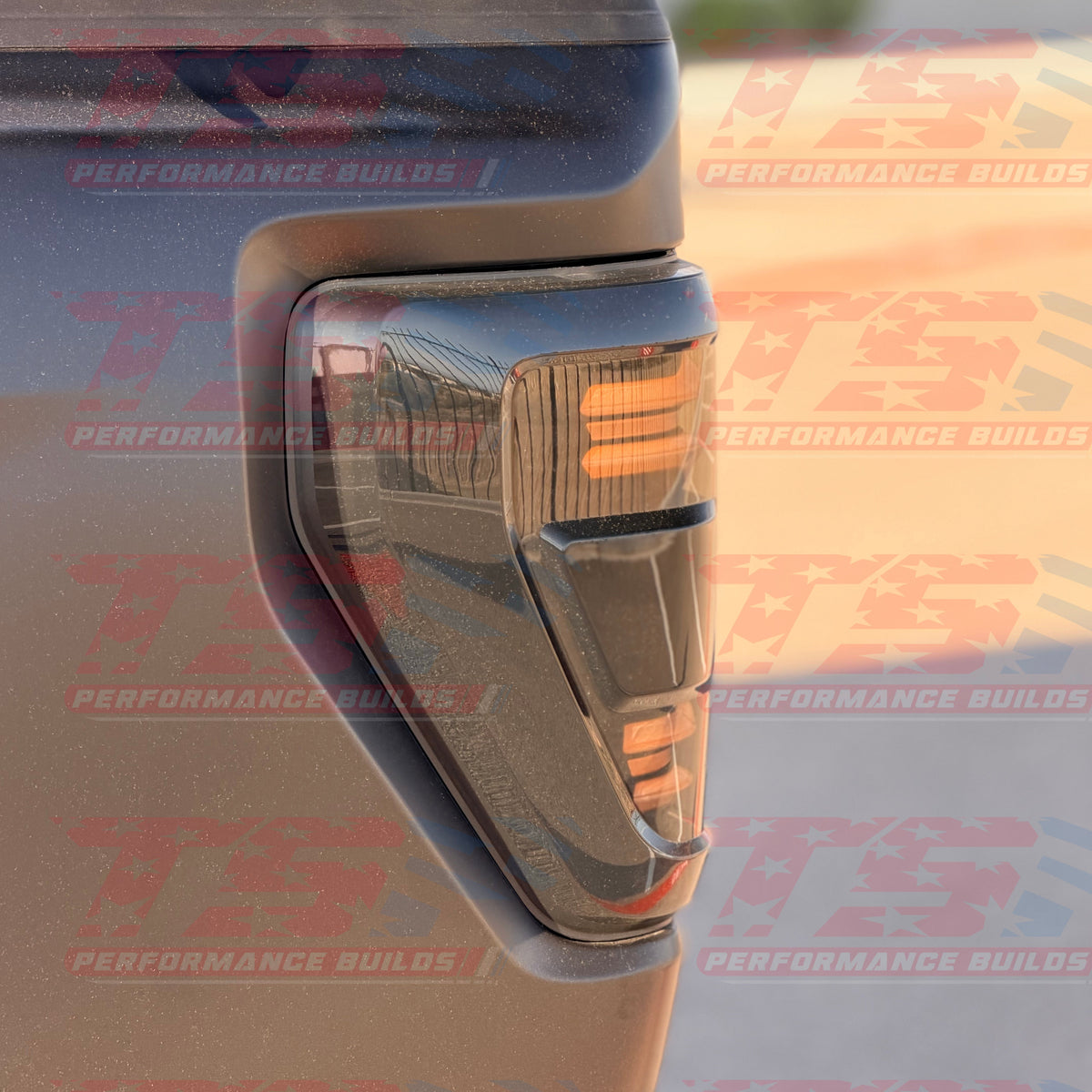 2024-2026 Ford Raptor & Raptor R LUXX-Series LED Tail Lights Black-Red