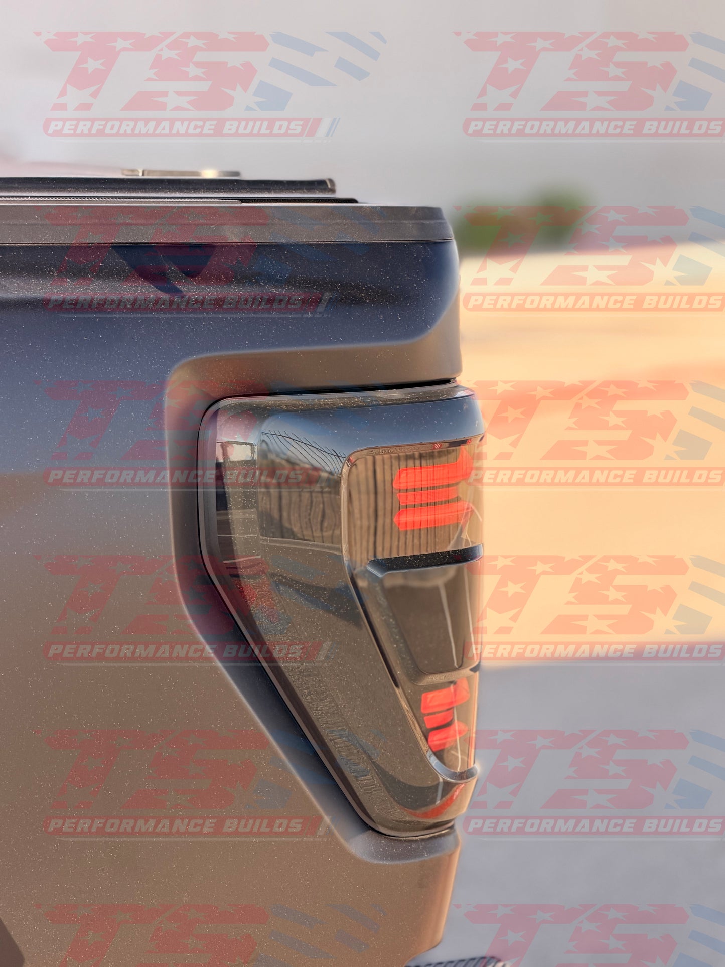 2024-2026 Ford Raptor & Raptor R LUXX-Series LED Tail Lights Black-Red