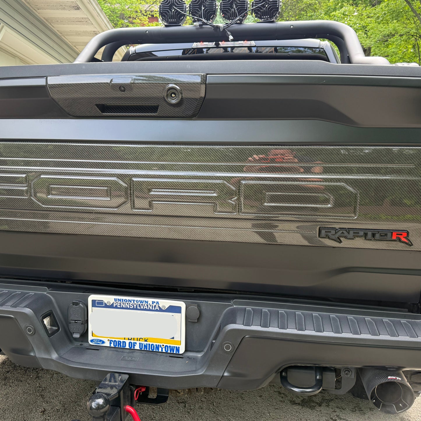 2021-2026 Ford Raptor/R Carbon Fiber Tailgate Panel