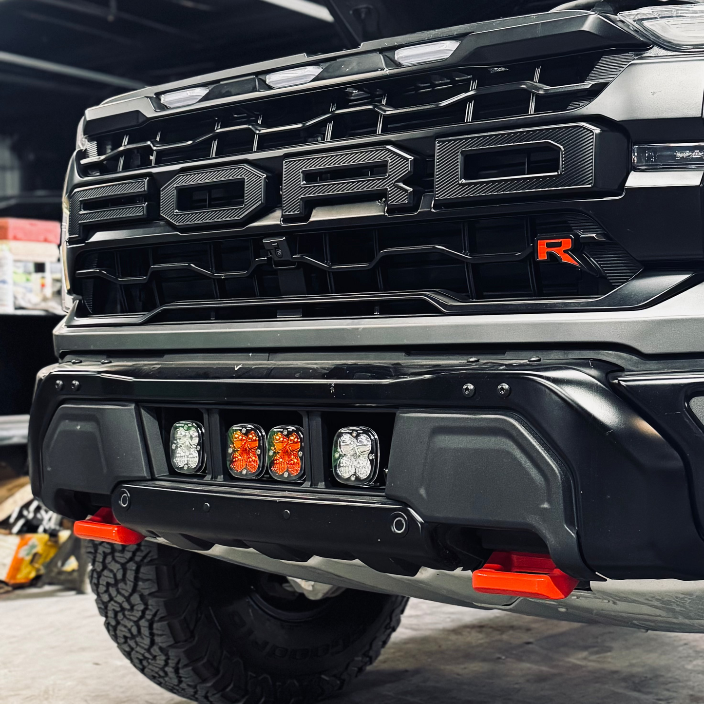 2023-2025 Ford Raptor/R Center Fog Light Kit - Baja Designs Lighting