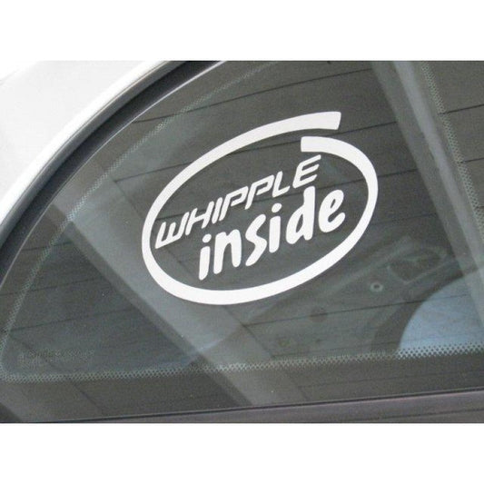 Whipple Inside Cursive Decal