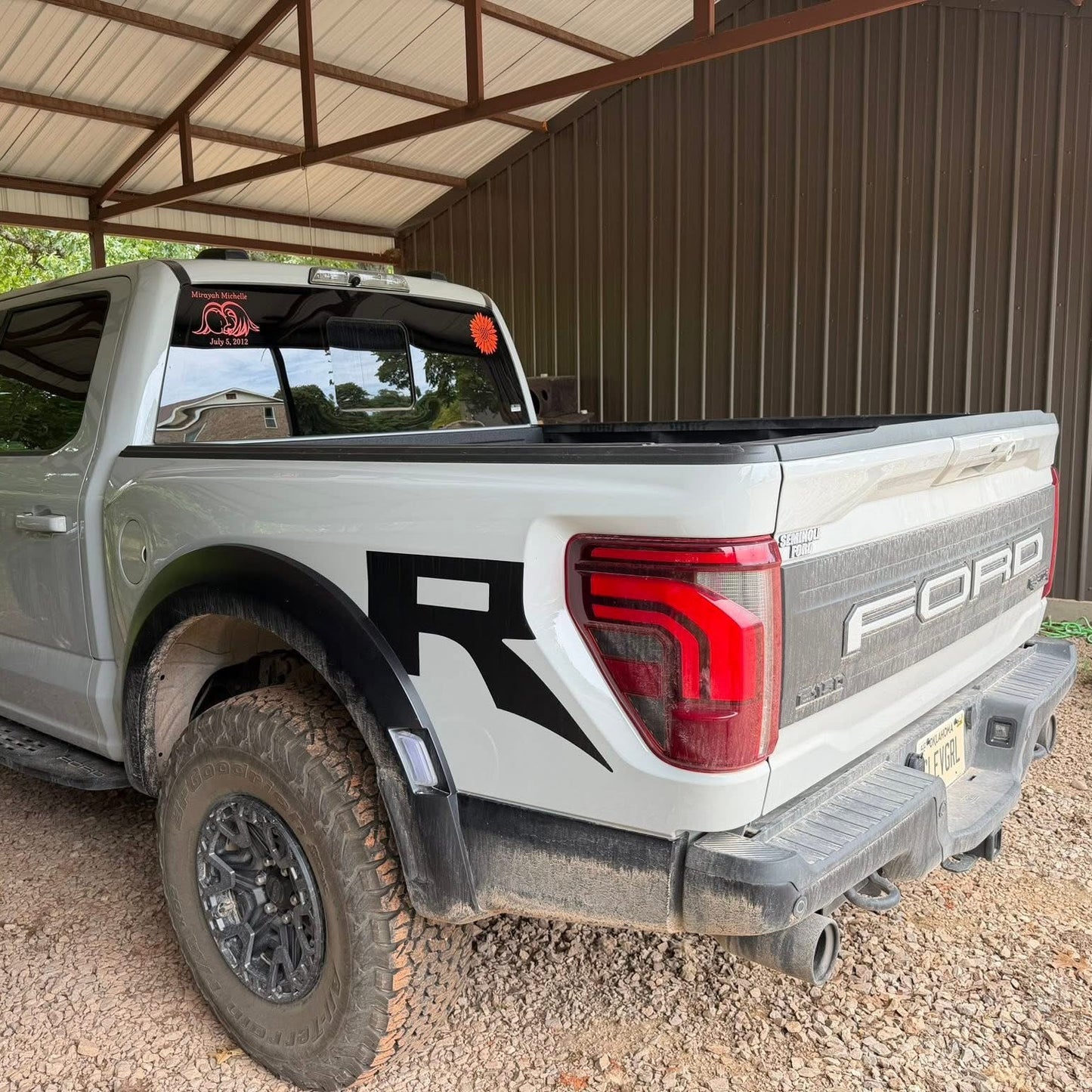 Raptor R Bedside Graphic "R"