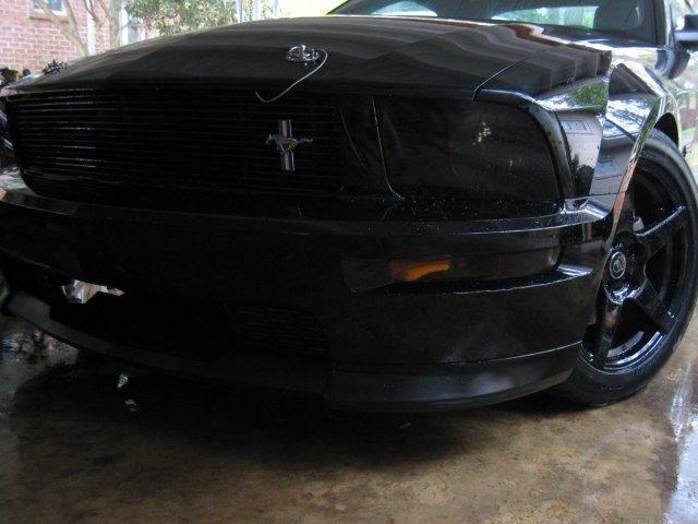 Headlight Lens Vinyl Tint (2005-2009 Mustang GT500)