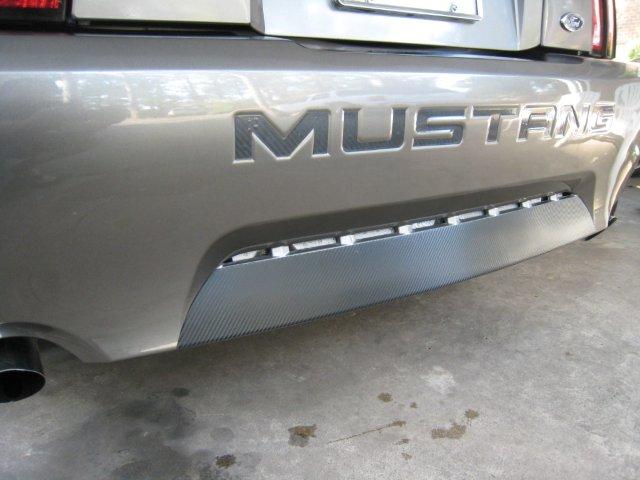 Lower Valance Fascia Vinyl Black Carbon Fiber (1999-2004 Mustang)