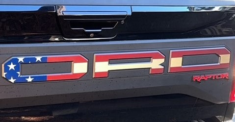Tailgate Letter Overlays (2017-2020 Raptor)