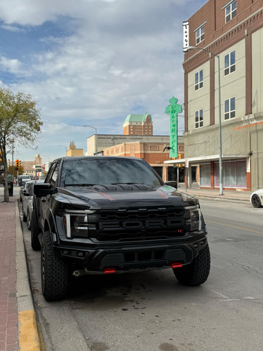 BORA Ford Raptor/R Spacer Kit - Aluminum, BORA Black, Thickness=1.5in (SET OF 4)