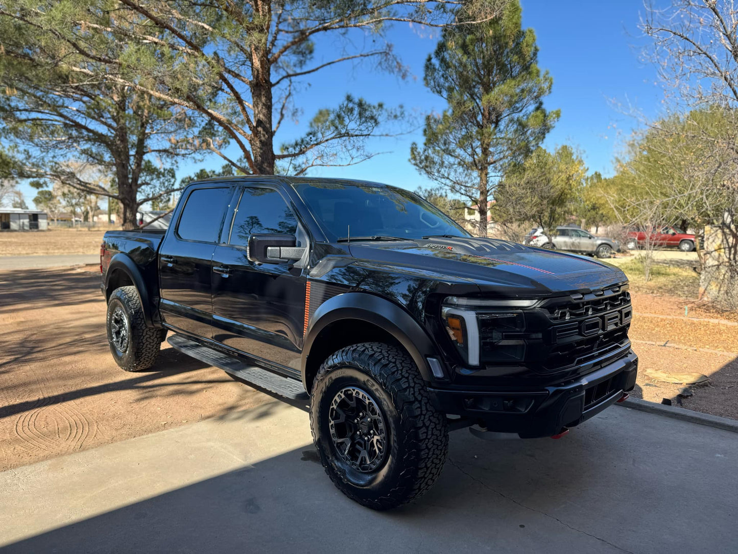 BORA Ford Raptor/R Spacer Kit - Aluminum, BORA Black, Thickness=1.5in (SET OF 4)