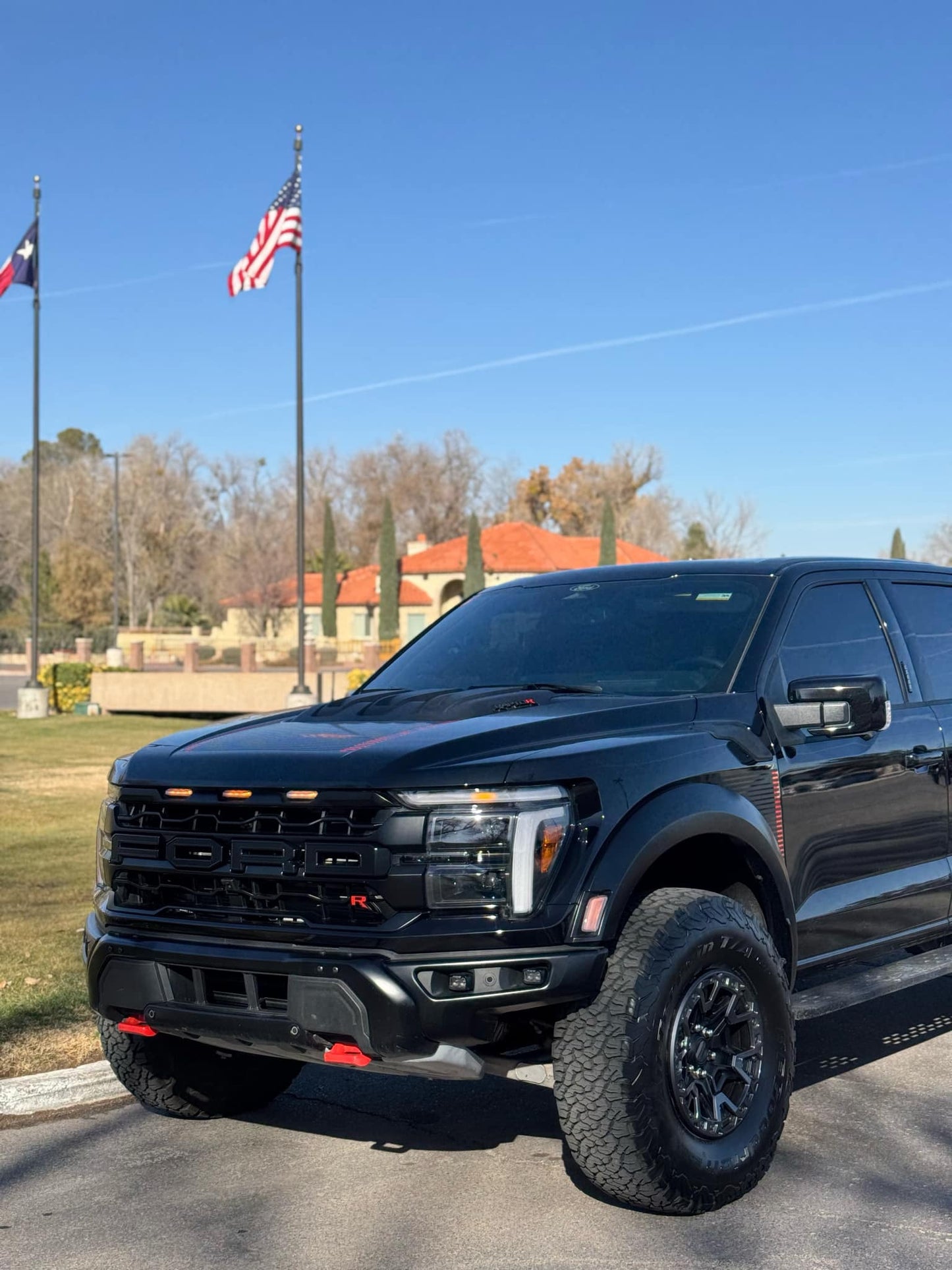 BORA Ford Raptor/R Spacer Kit - Aluminum, BORA Black, Thickness=1.5in (SET OF 4)