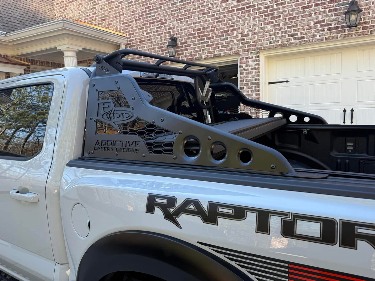 2014 Raptor With Rack ADD OFFROAD 2010-2025 Ford F-150 Raptor/R Race Series Chase Rack w/ Gr ...