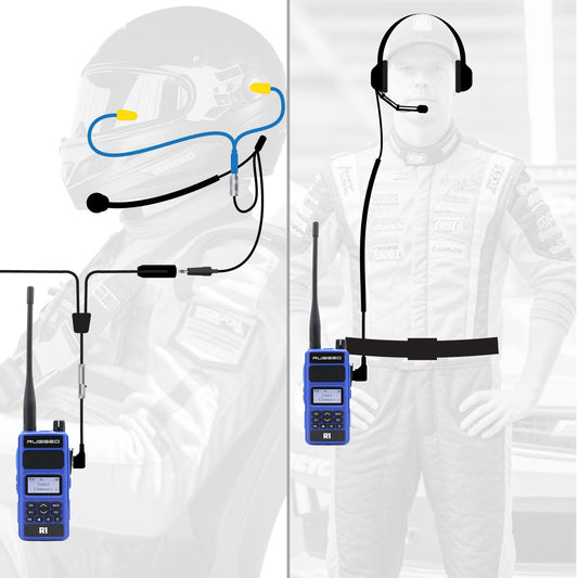 # OFFROAD Driver and Crew Chief Racing Kit with R1 Radios IMSA / R1 / Blue