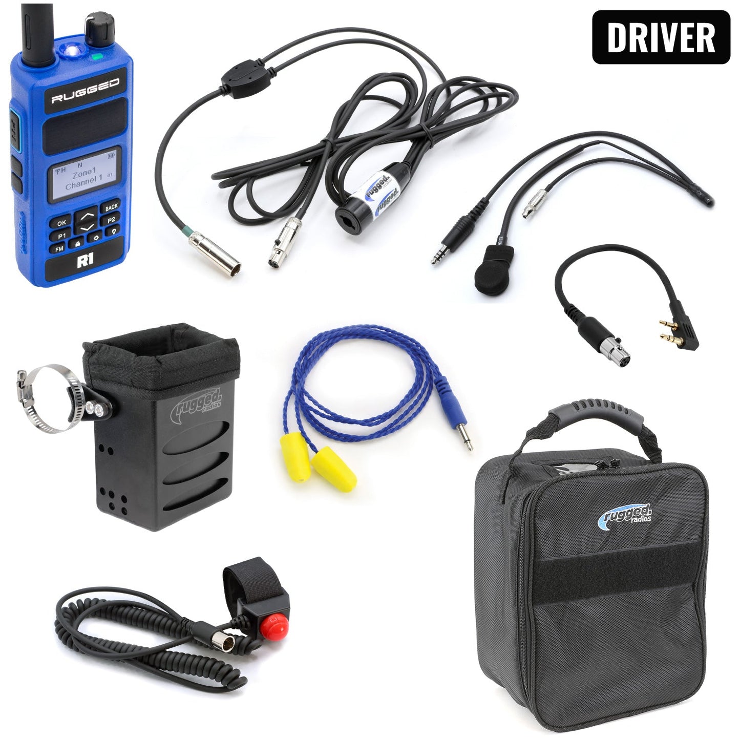 IMSA Driver Only Racing Communication System with R1 Radio