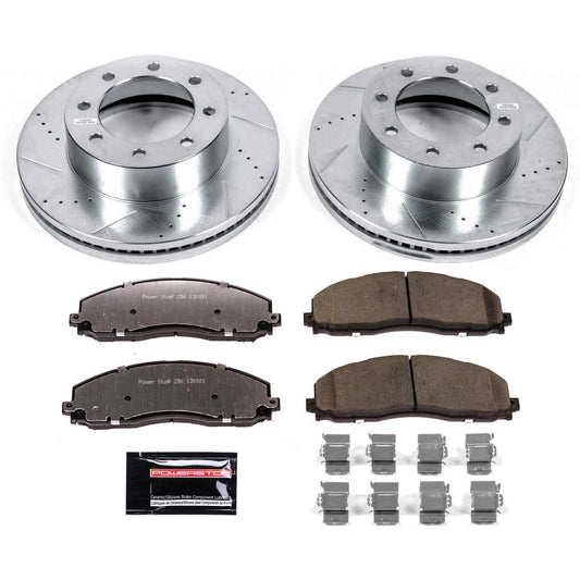 Powerstop 2013-2022 Ford F250 Super Duty 4WD Z36 Truck & Tow Front Brake Kit