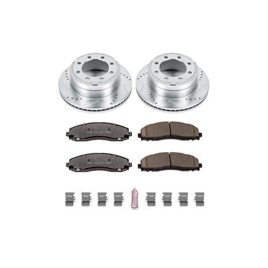 Powerstop 2013-2022 Ford F250 Super Duty 4WD Z36 Truck & Tow Rear Brake Kit