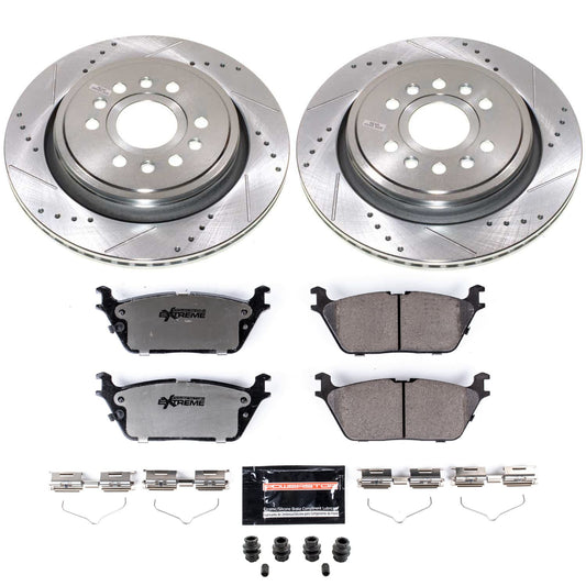 Powerstop 2021-2024 Ram TRX Rear Brake Kit - Pads and Rotors