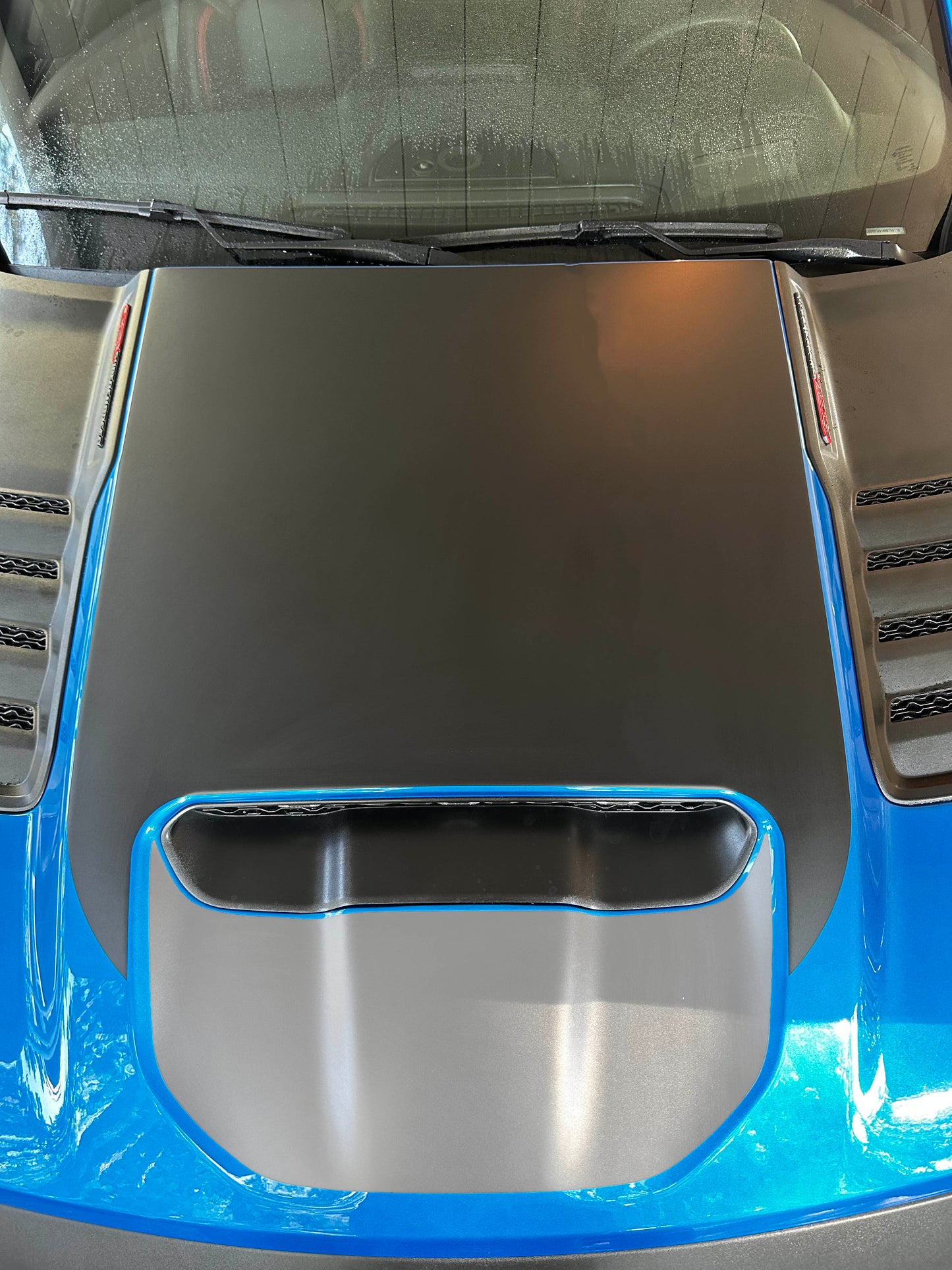 Large Center OEM Style Hood Graphic No Text Cutout (2021-2025 Ram TRX/RHO)