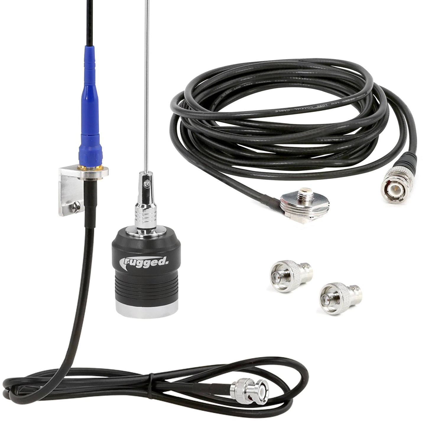Long Track Antenna Upgrade Kit for Rugged V3 / RH5R Handheld Radio VHF