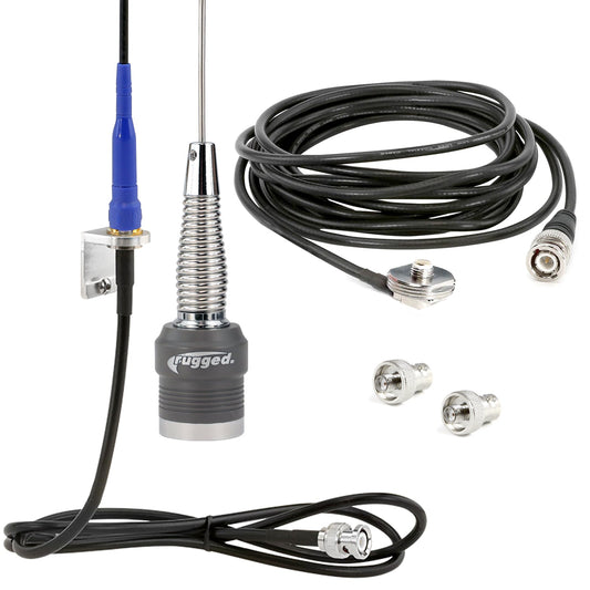 Long Track Antenna Upgrade Kit for Rugged V3 / RH5R Handheld Radio VHF