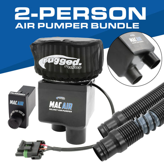 MAC Air 2-Person Helmet Air Pumper (Bundle)