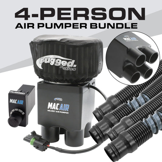 MAC Air 4-Person Helmet Air Pumper (Bundle)