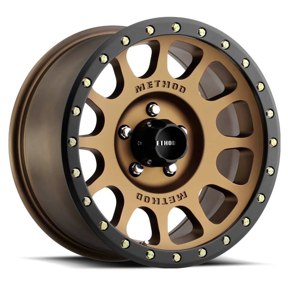Method MR305 NV 17x8.5 0mm Offset 5x5 94mm CB Method Bronze/Black Street Loc Wheel