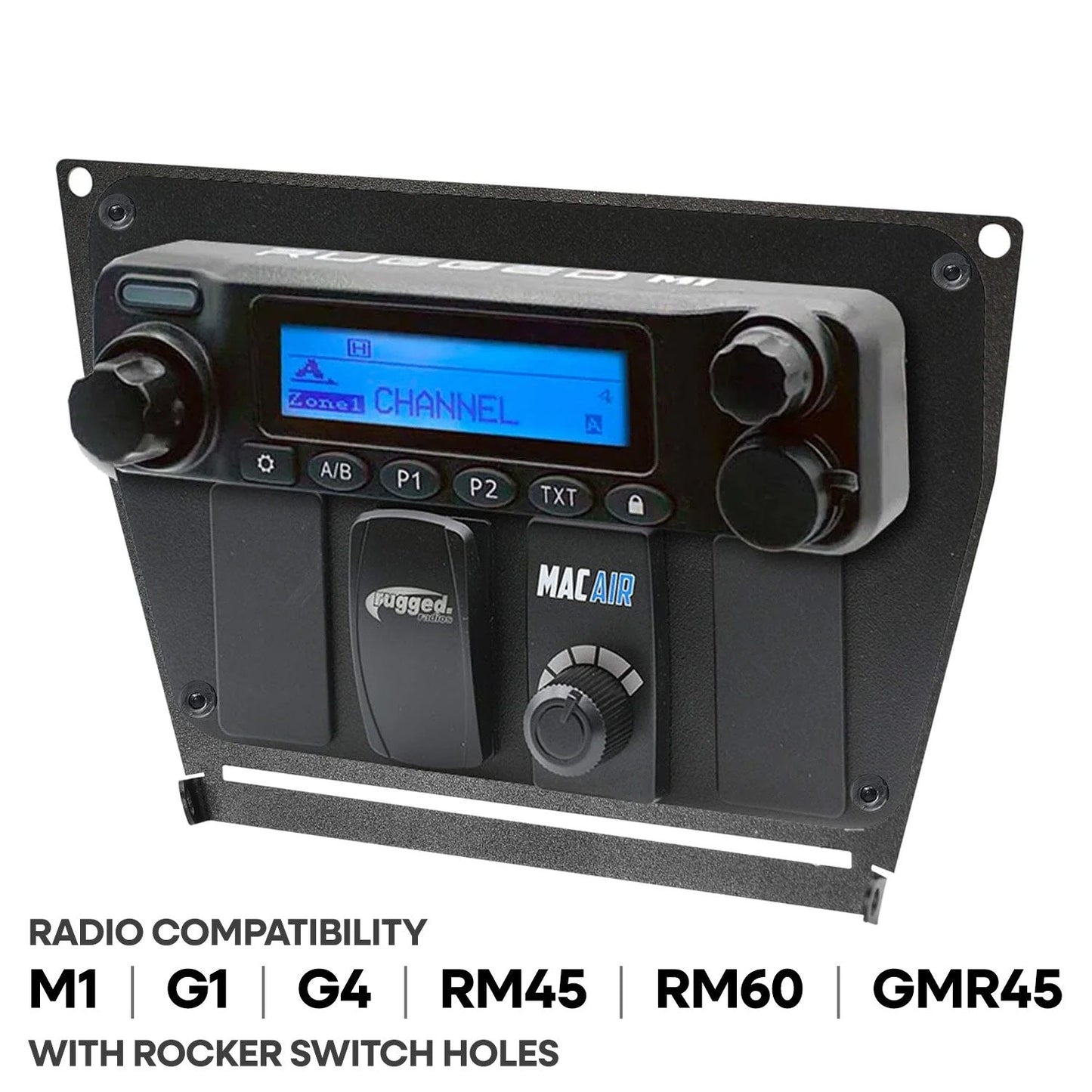 Polaris RZR PRO XP RZR Turbo R and RZR PRO R Dash Mount Radio and Intercom Rugged M1/G1/G4/RM45/RM60/GMR45