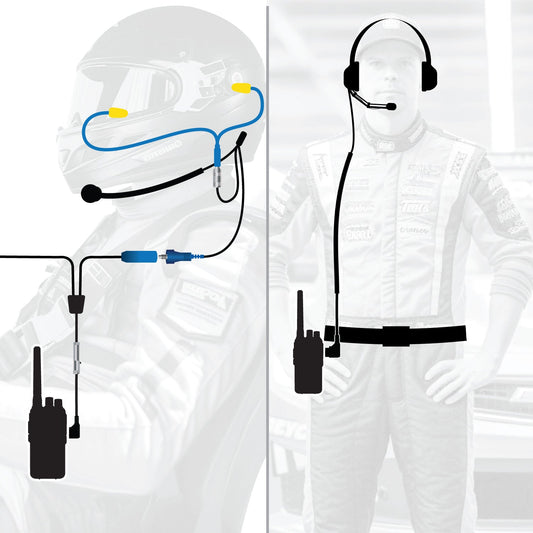 # OFFROAD Driver and Crew Chief Racing Kit with R1 Radios OFFROAD / RDH16 / Black