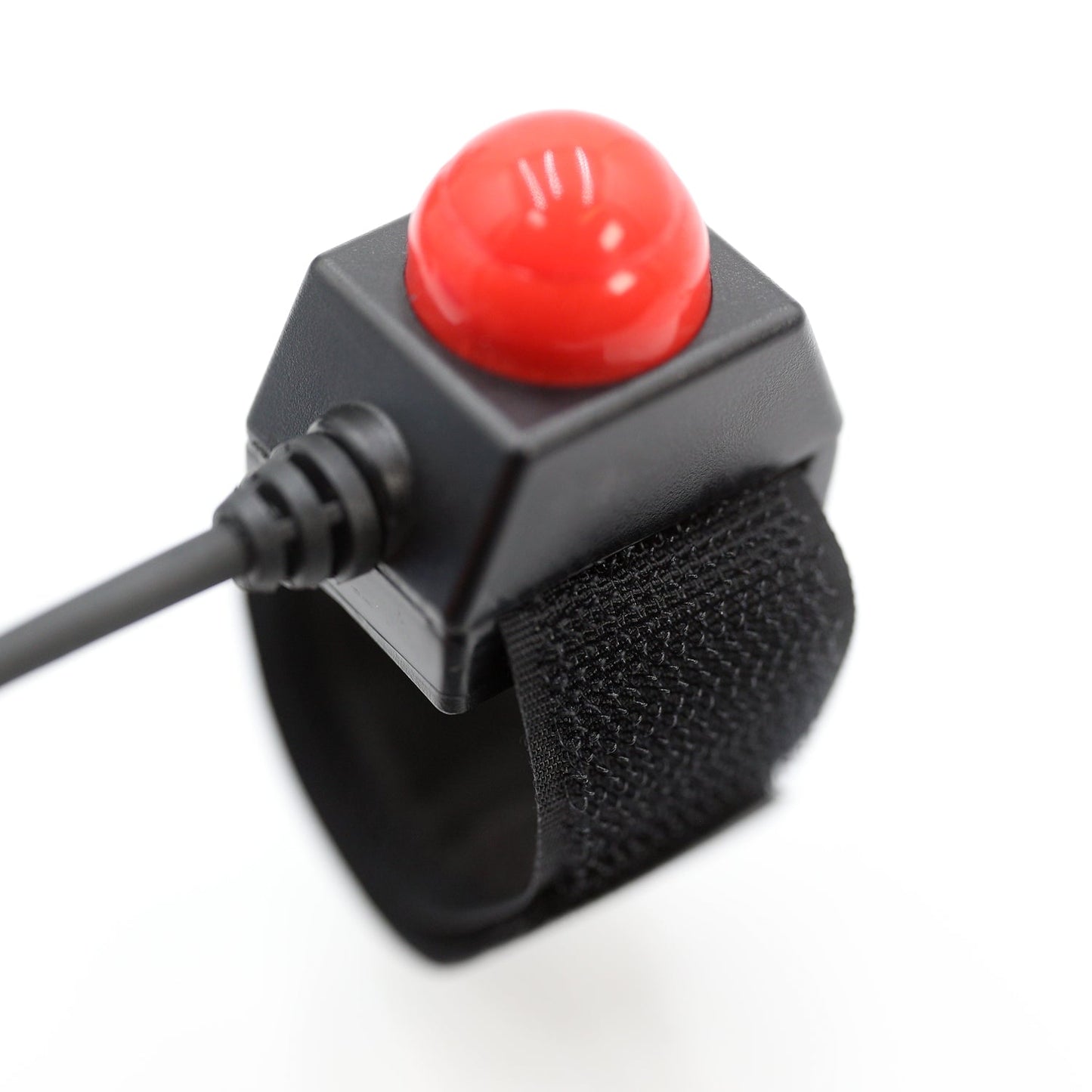 General Aviation Pilot Velcro Mount Push to Talk (PTT) Coil Cord