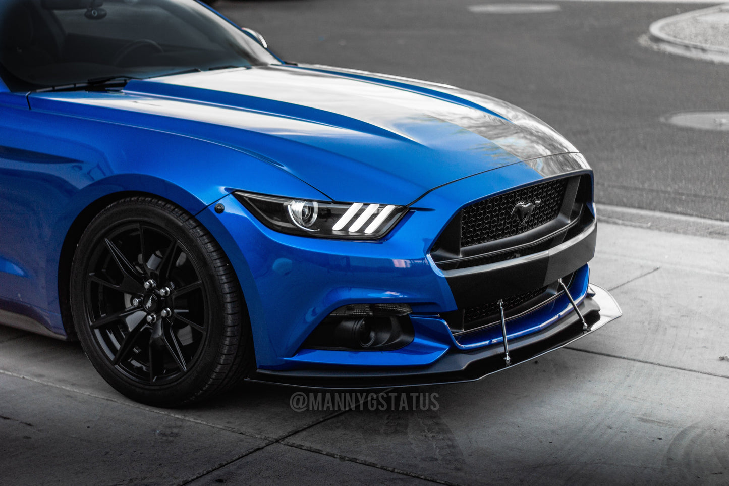 Headlight Amber Corner Lens Vinyl Tint (2015-2017 Mustang, 2016-2020 GT350, 2020-2022 GT500)