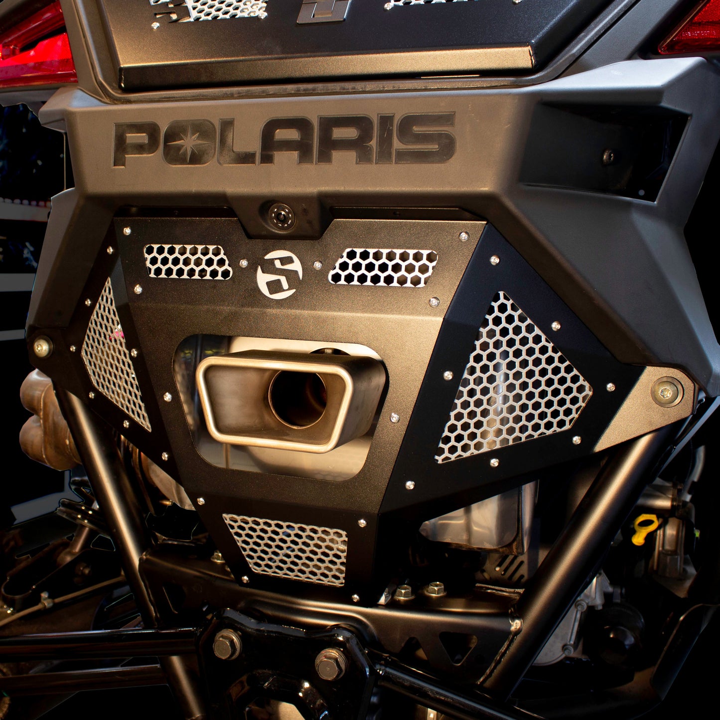 SDR Motorsports Polaris Pro R Rear Exhaust Cover