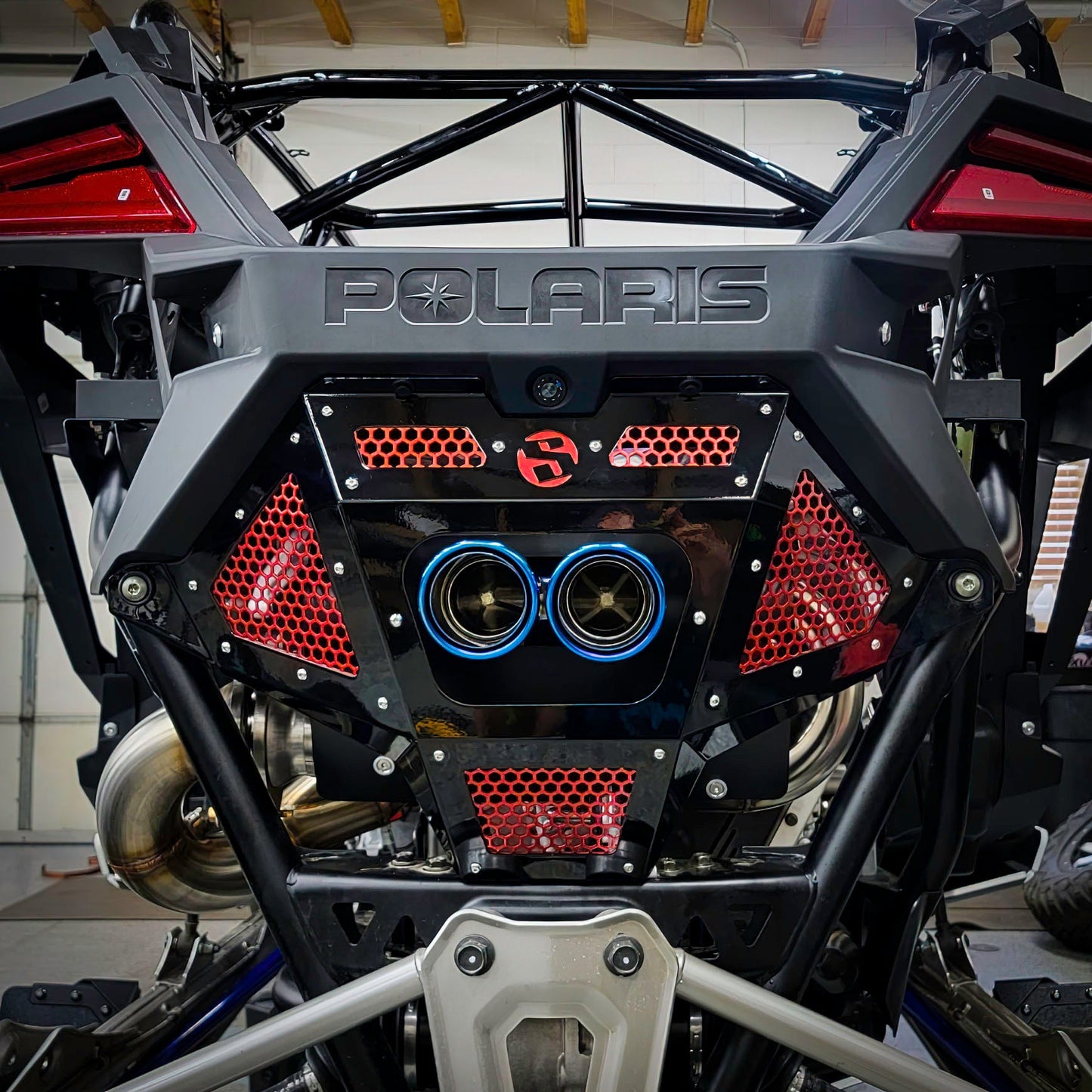 SDR Motorsports Polaris Pro R Rear Exhaust Cover