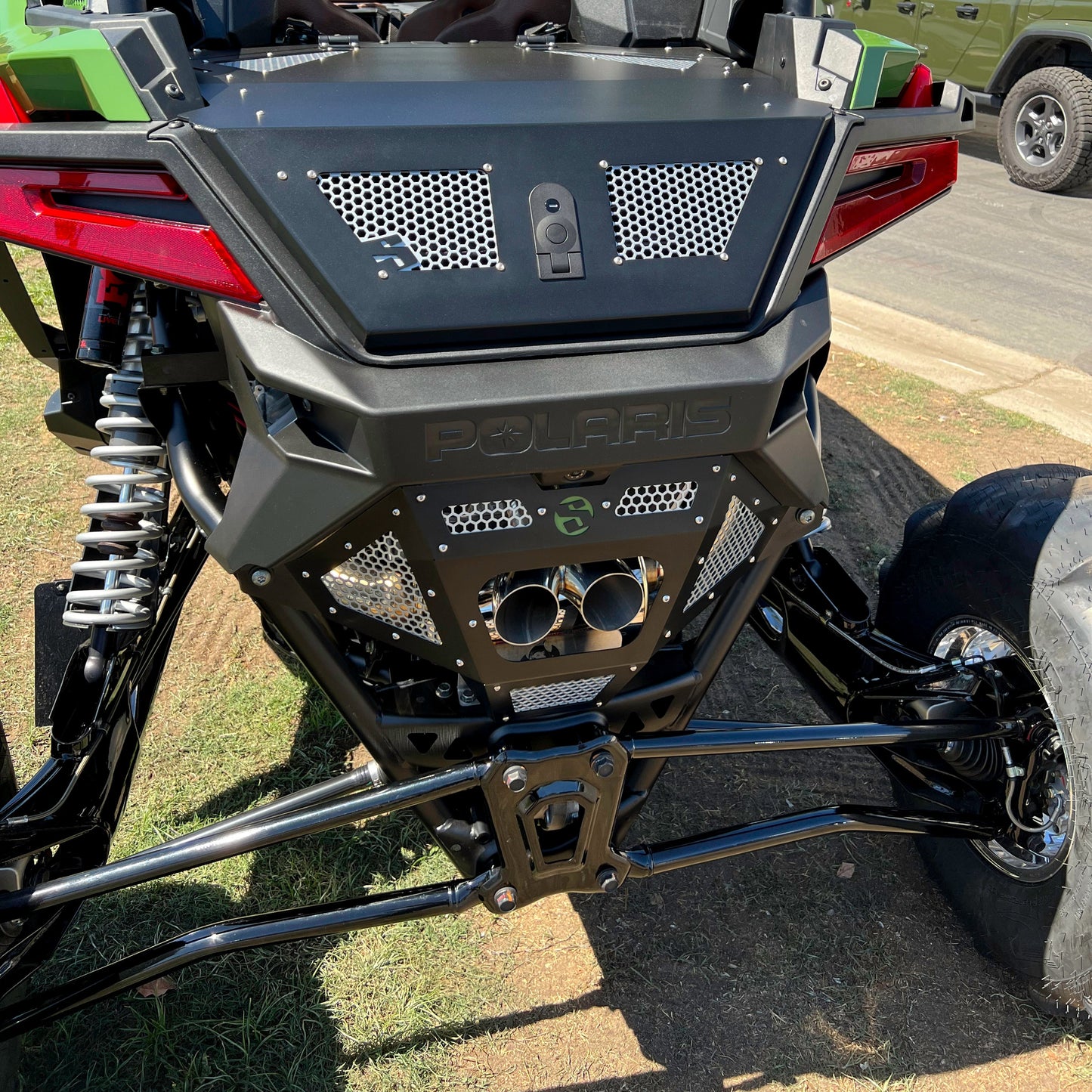 SDR Motorsports Polaris Pro R Rear Exhaust Cover