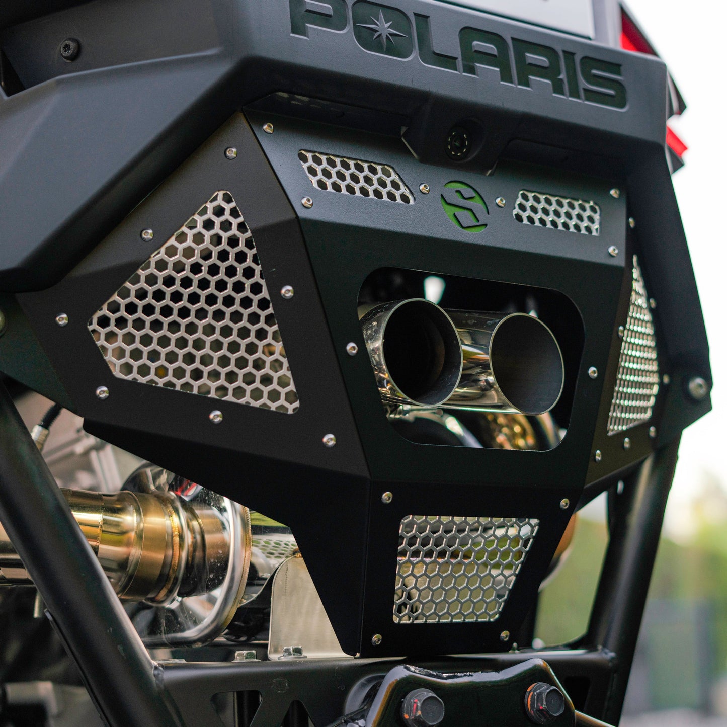 SDR Motorsports Polaris Pro R Rear Exhaust Cover