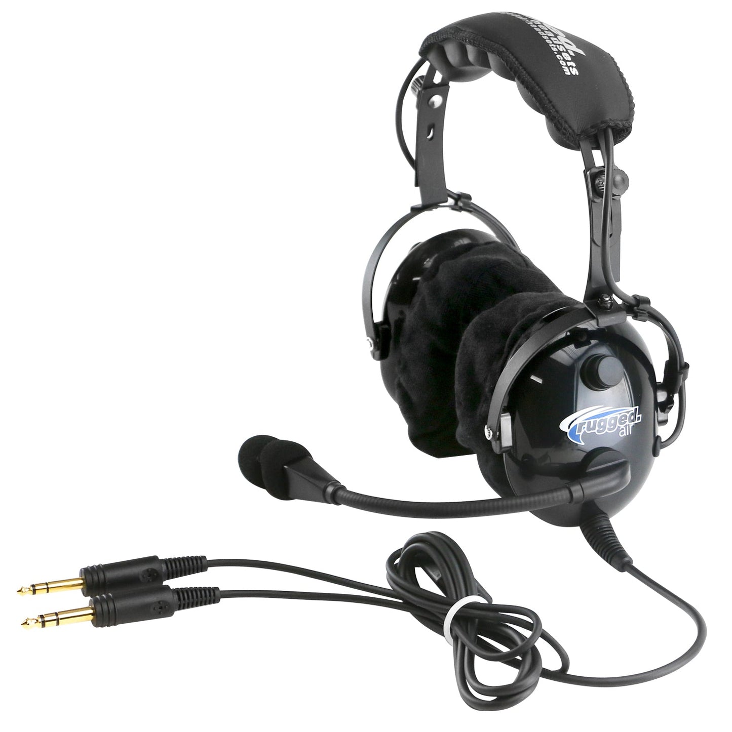 Rugged Air RA900 General Aviation Instructor Pilot Headset with PTT