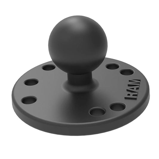 RAM Round Plate with Ball B Size - 1 Inch