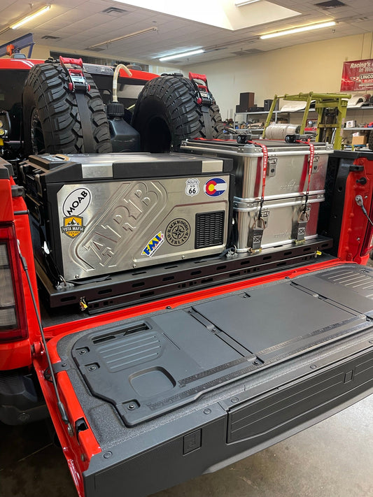2017 - 2025 Ford Raptor Modular Bed Organizer with Slide Out Cargo Tray