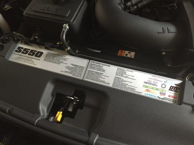 Build Plate Radiator Size Sublimated Plates (2015-2017 Mustang)