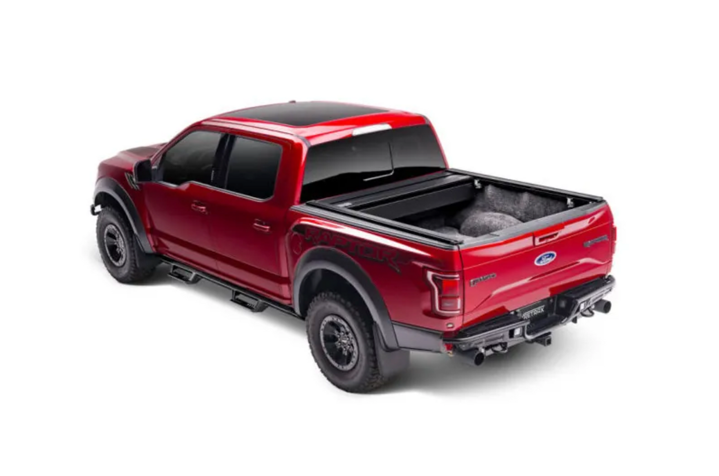 Retrax 2021-2024 Ford Raptor ONE XR Manual Retractable Tonneau Cover w/ T-Slot Rails