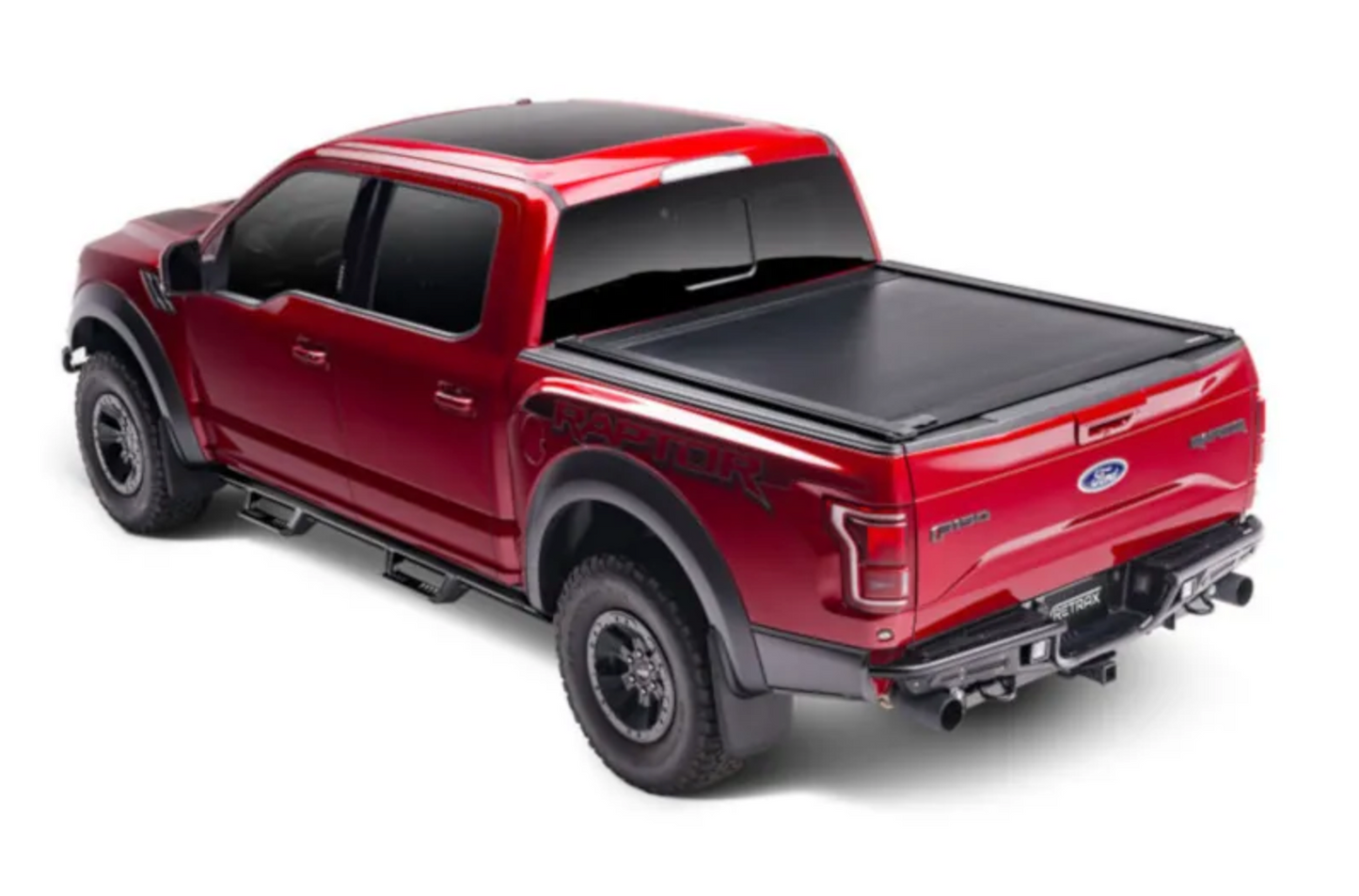 Retrax 2021-2024 Ford Raptor ONE XR Manual Retractable Tonneau Cover w/ T-Slot Rails