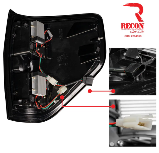 Recon 2010-2014 Raptor Tail Lights LED in Smoked