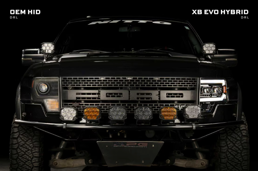 Morimoto 2010-2014 Ford Raptor XB Evo Hybrid LED Headlights