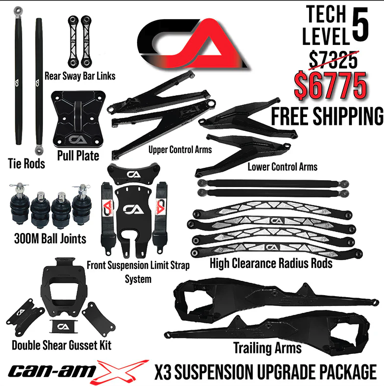 CA Tech Can-Am X3 Suspension Kit Level 5