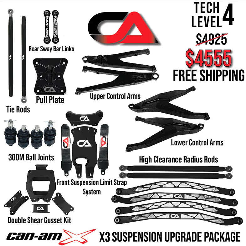 CA Tech Can-Am X3 Suspension Kit Level 4
