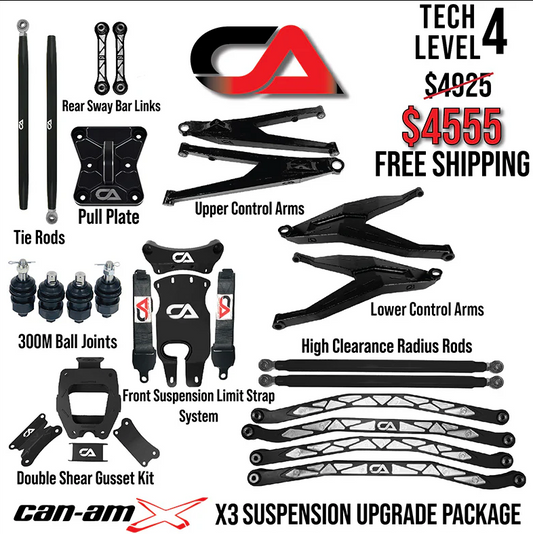 CA Tech Can-Am X3 Suspension Kit Level 4